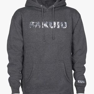 KUIU Charcoal Hoodie for Men- Vias Storm Hoodie